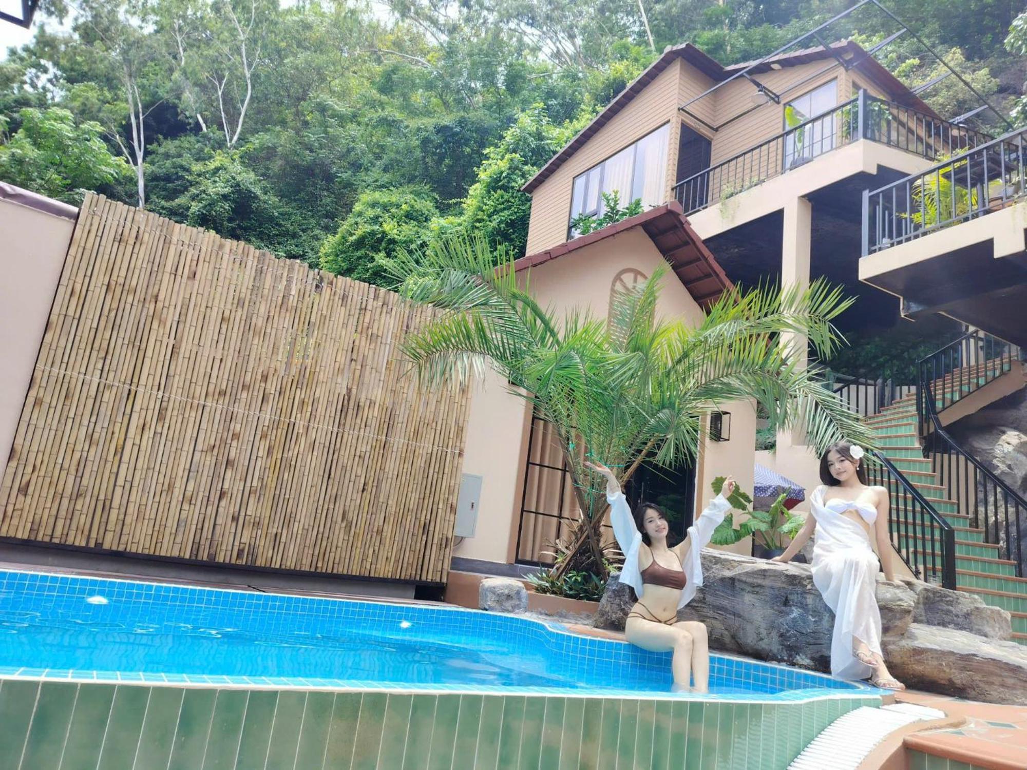 Camellia Garden Hotel Chan Chau Exterior foto