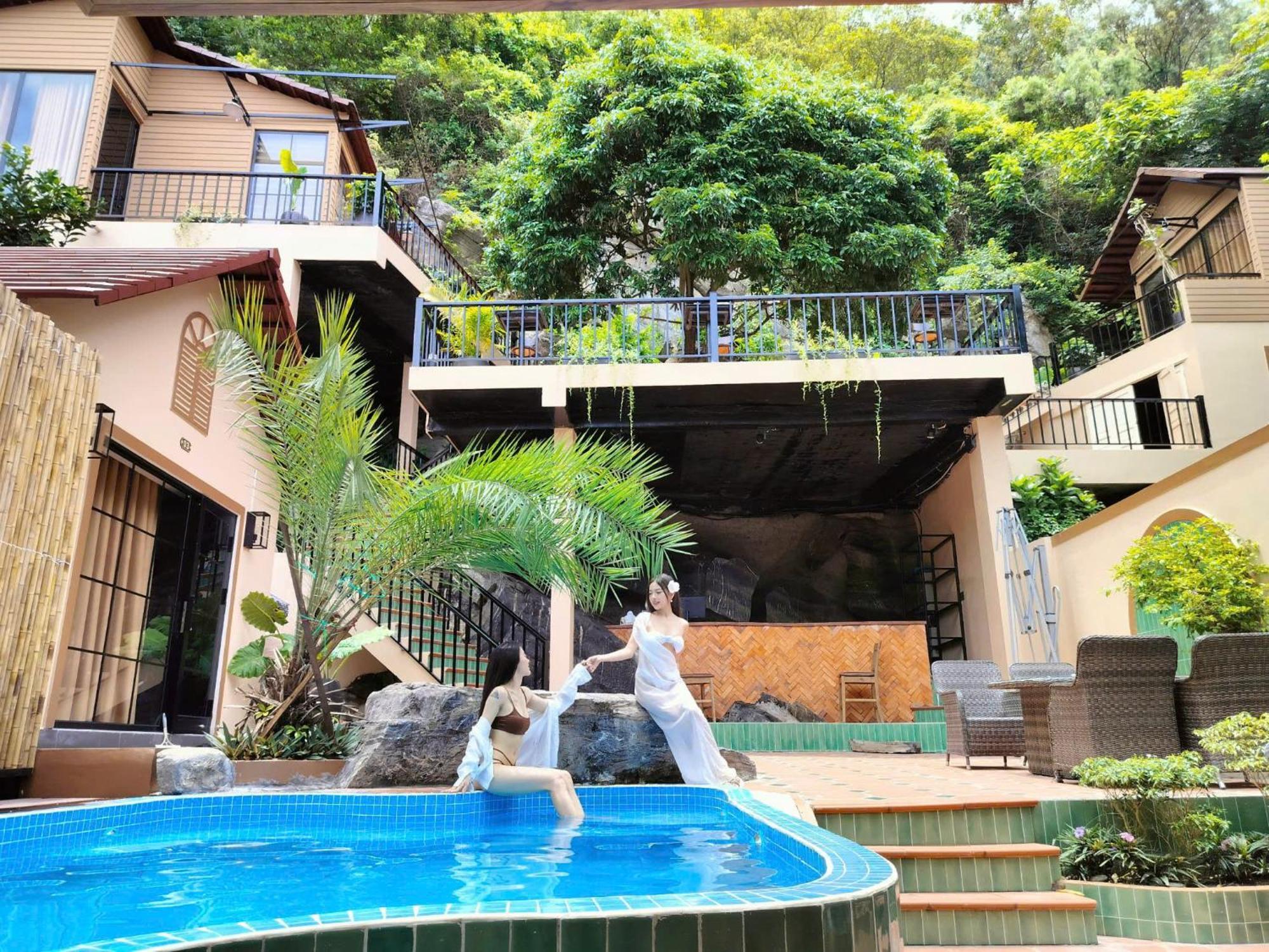 Camellia Garden Hotel Chan Chau Exterior foto