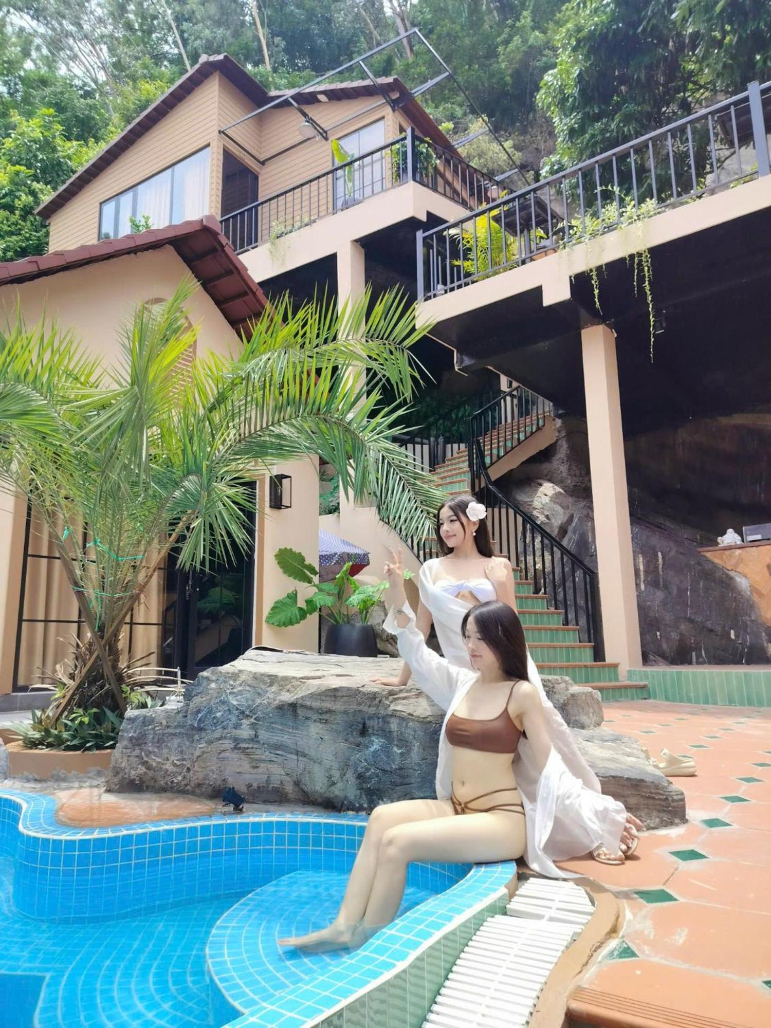 Camellia Garden Hotel Chan Chau Exterior foto